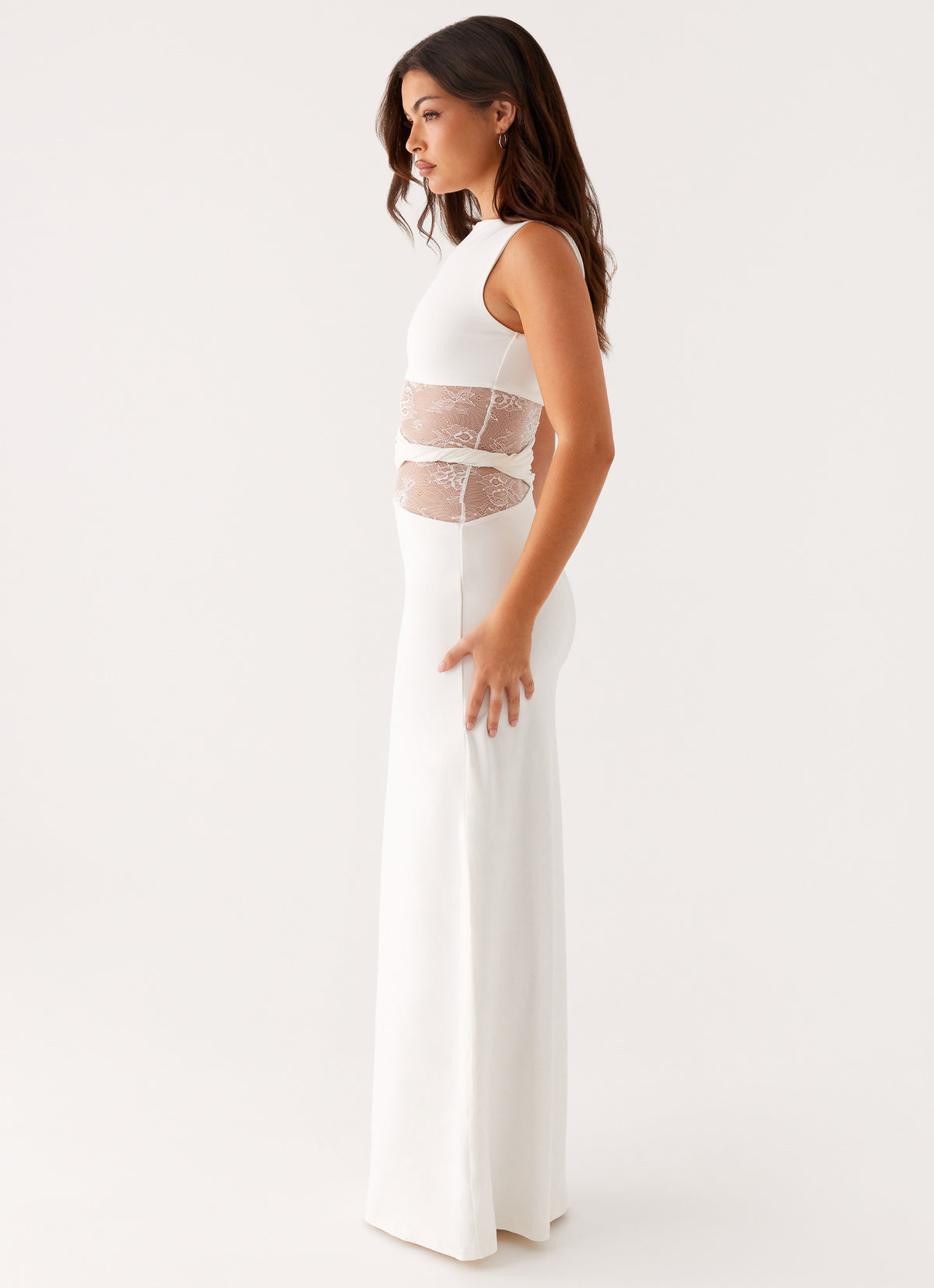 White Sorority Dress | Karma Maxi Dress