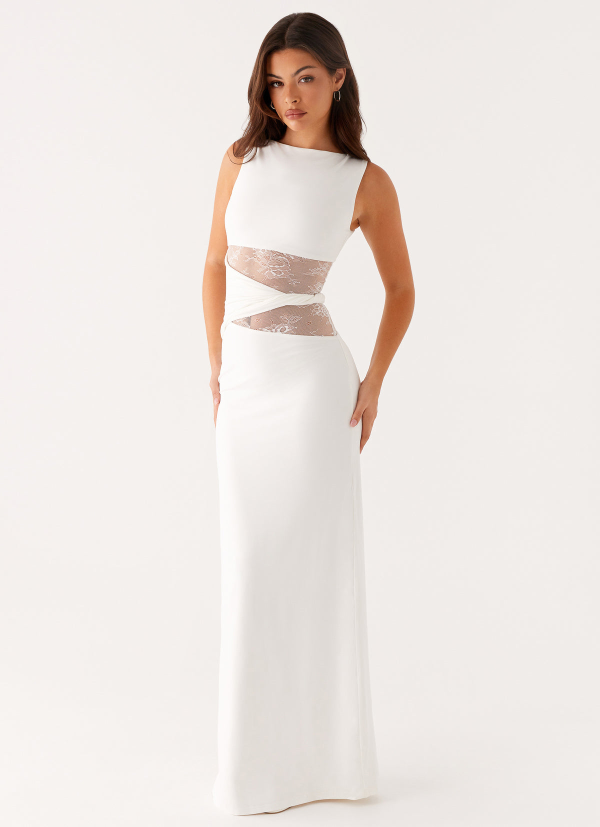 White Sorority Dress | Karma Maxi Dress