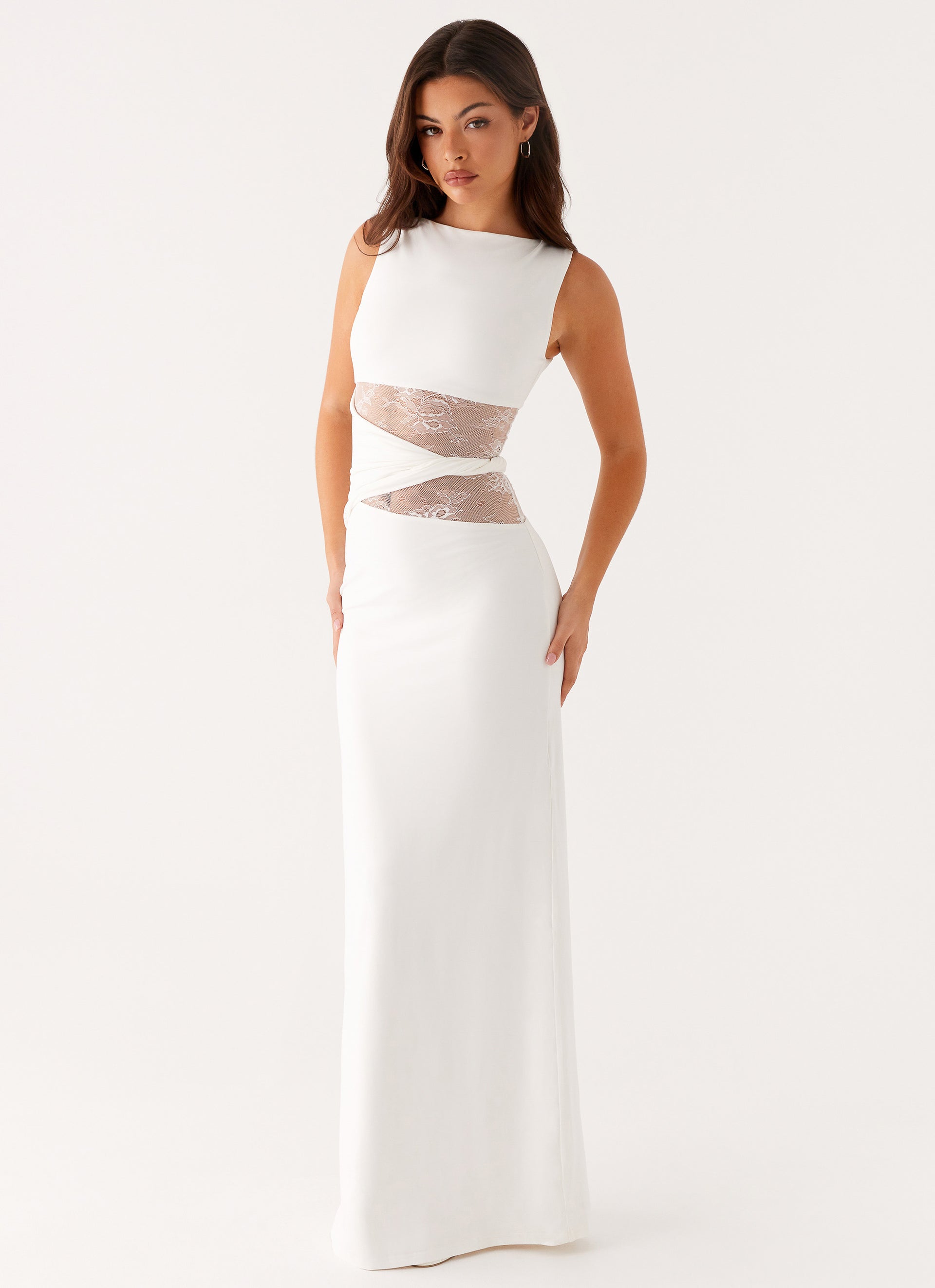 White Sorority Dress | Karma Maxi Dress