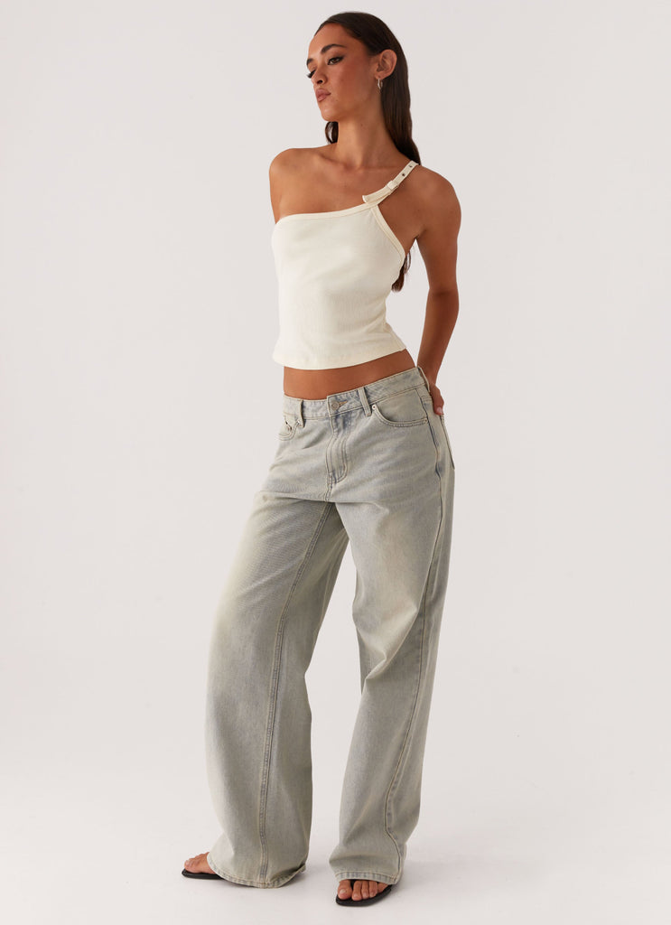 Keanna Low Rise Denim Jeans - Vintage