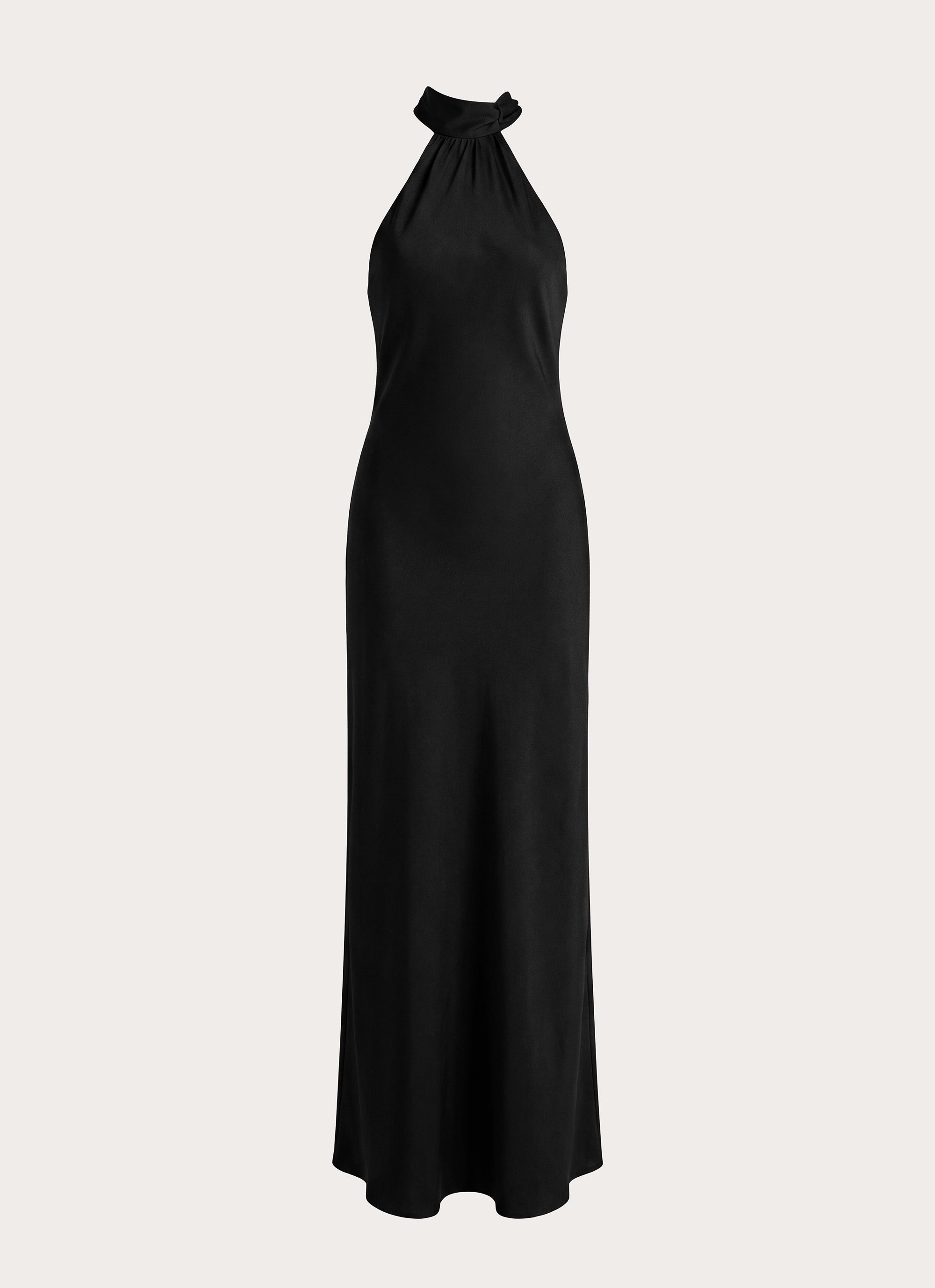 Keena Scarf Maxi Dress - Black – Peppermayo US