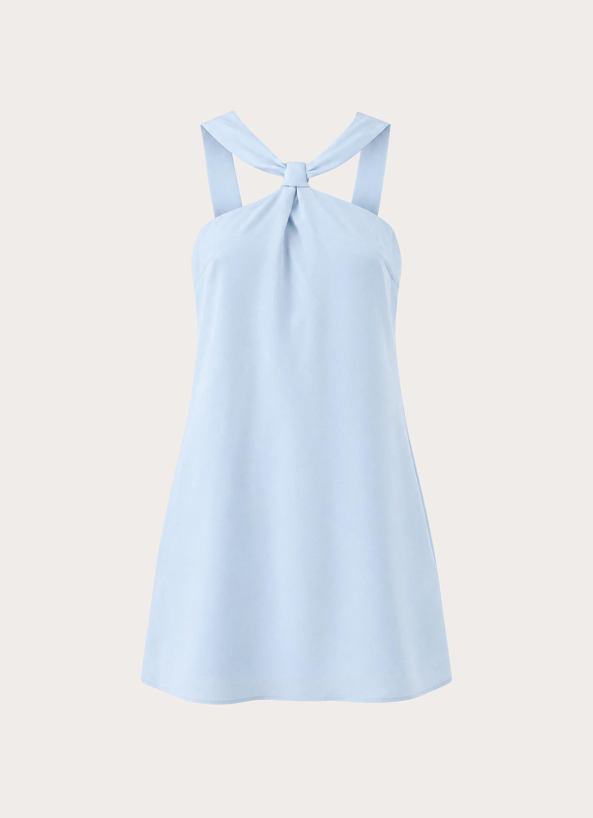 Keira Satin Mini Dress - Blue