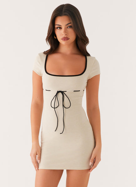 Keoni Ribbed Mini Dress