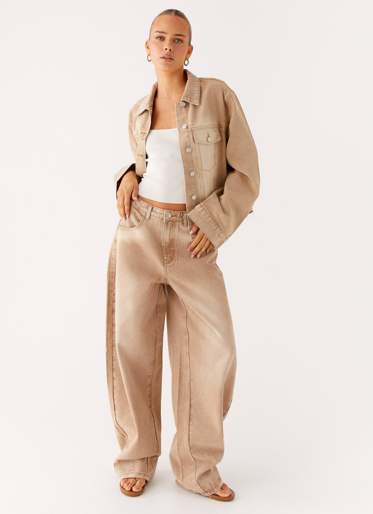 Khalil Denim Jacket - Tan