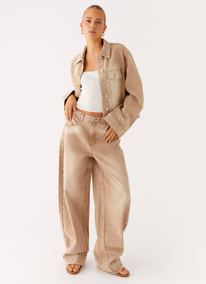 Khalil Denim Jacket - Tan