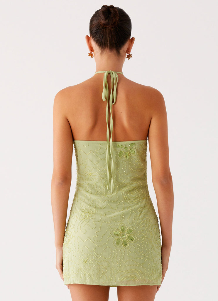 Kiara Beaded Mini Dress - Mint Peppermayo US Kiara Beaded Mini Dress - Mint Peppermayo US