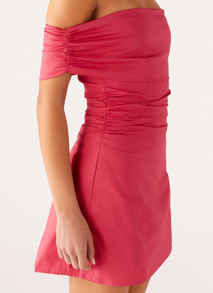 Kierra Mini Dress - Coral Peppermayo US Kierra Mini Dress - Coral Peppermayo US