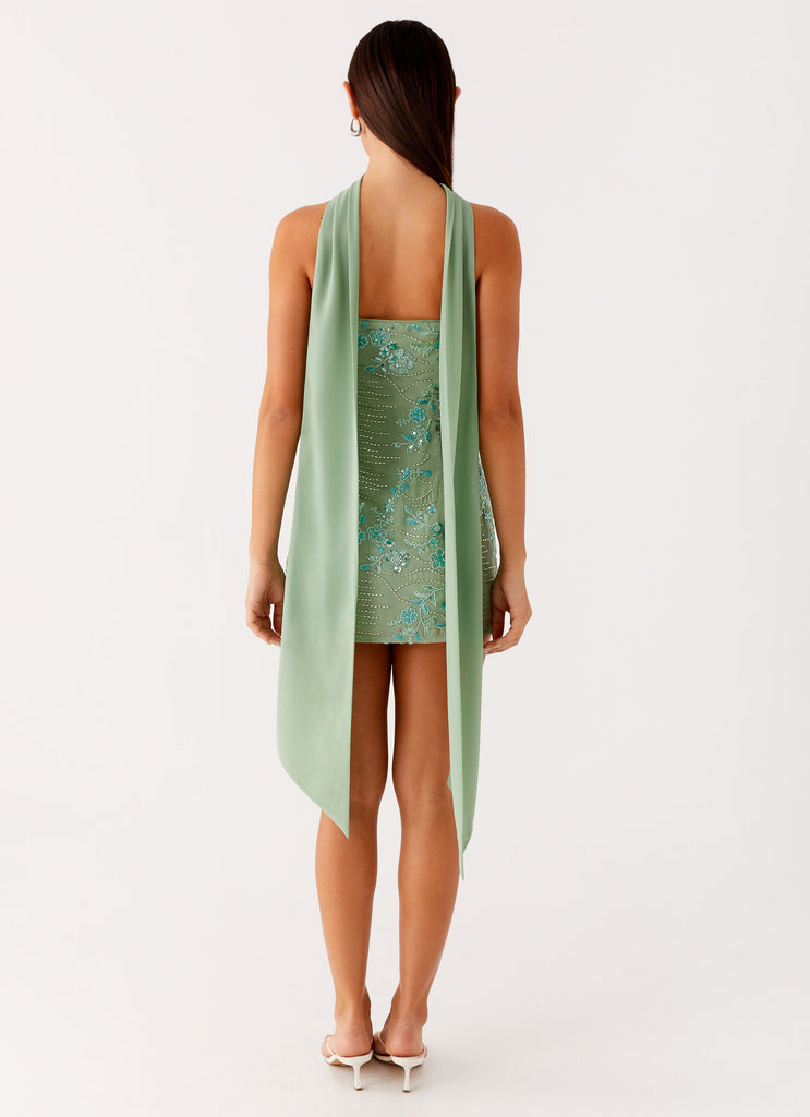 mint strapless mini dress Strapless Eyelet Mini Dress M