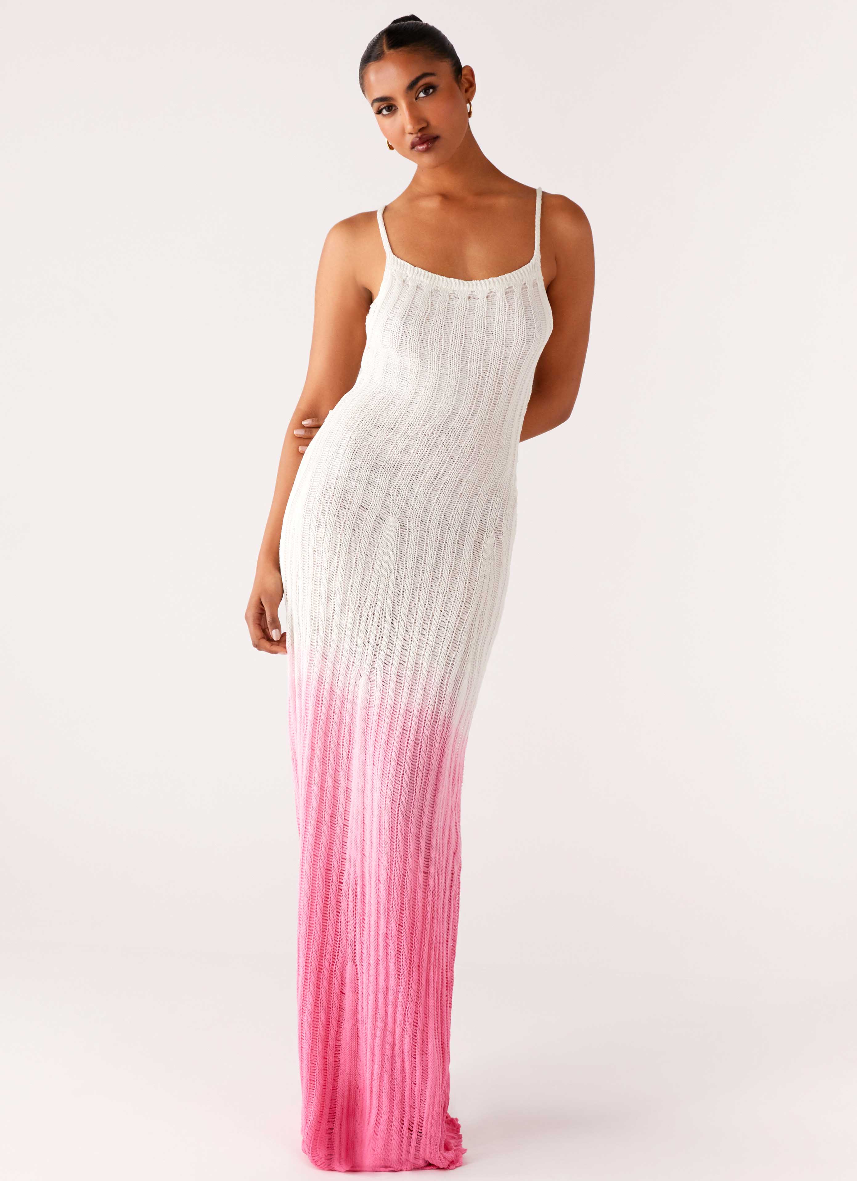 pink ombre dress Kiki Maxi Dress