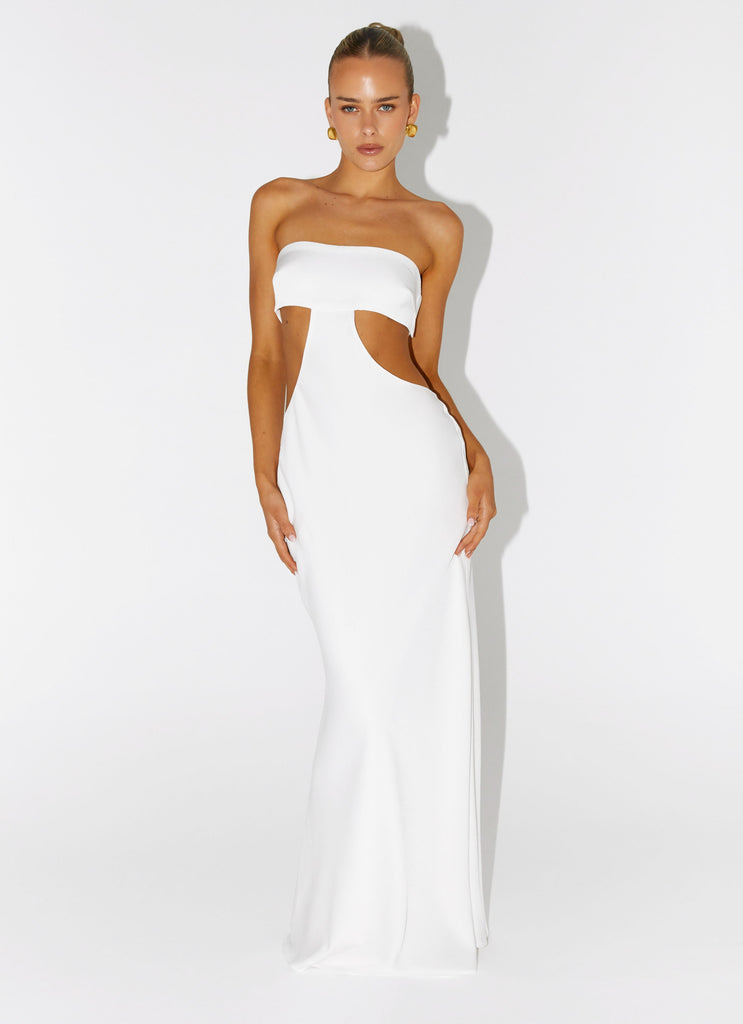 Kiss Me Cut Out Maxi - Ivory Ivory / US 18 Kiss Me Cut Out Maxi - Ivory Ivory / US 18