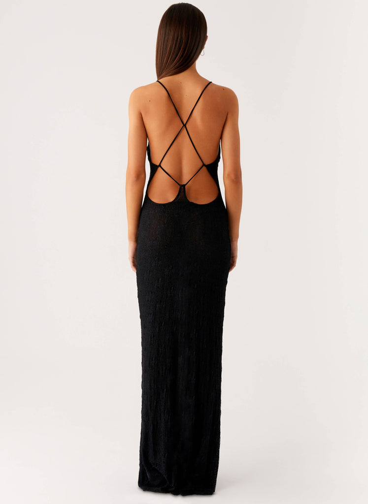 Kylia Maxi Dress - Black