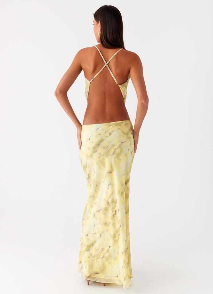 kylo maxi dress Kylo Plunge Cowl Maxi Dress