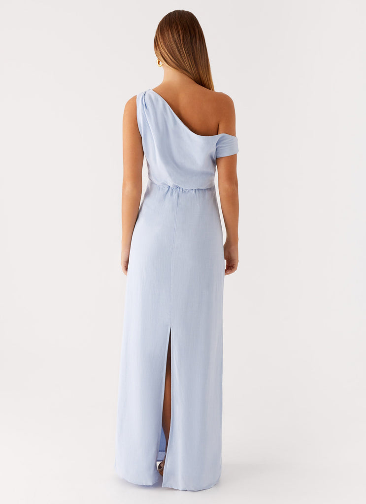 blue lunch lady dress Velvi - Tori Ruched Mini Dress - Ocean Blue