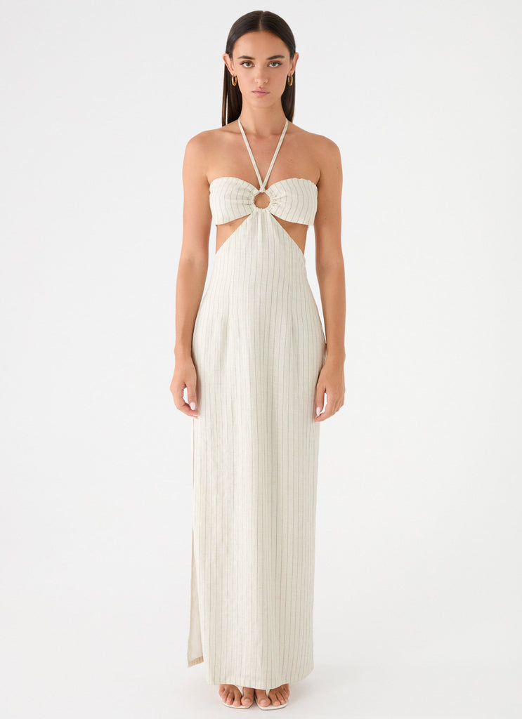 Laid Bare Maxi Dress - Desert Stripe Desert Stripe / US 8 Laid Bare Maxi Dress - Desert Stripe Desert Stripe / US 8
