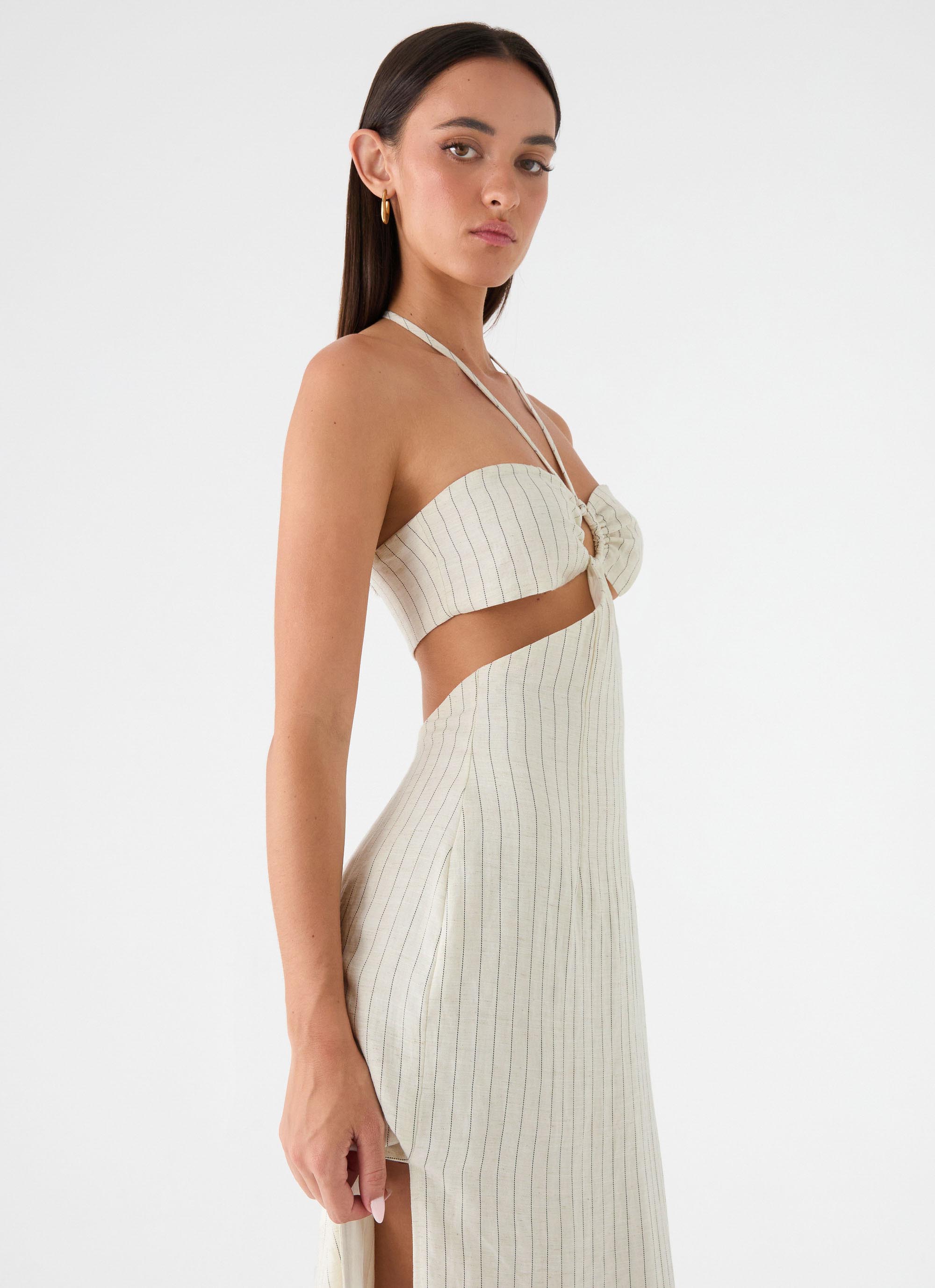Laid Bare Maxi Dress - Desert Stripe Peppermayo US Laid Bare Maxi Dress - Desert Stripe Peppermayo US