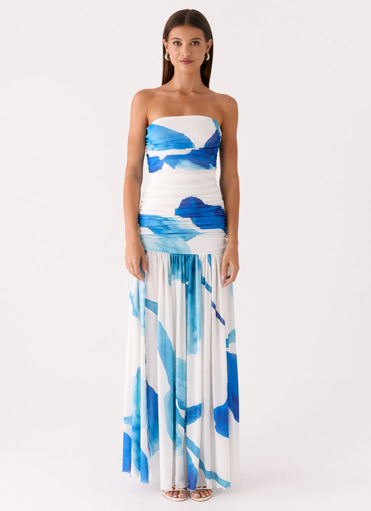 cerulean silk dress Shop Cerulean Blue Silk Dress by Hemji