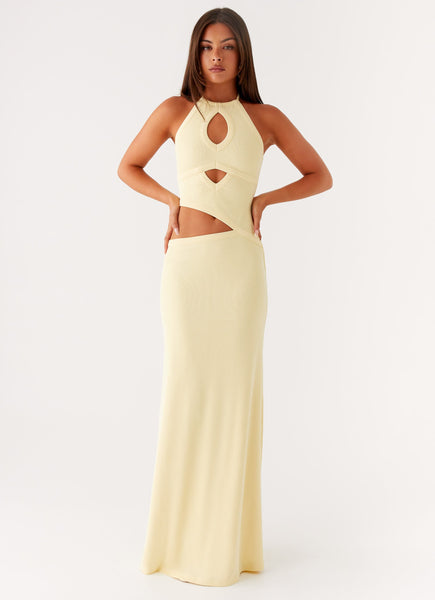 Lanah Cut Out Maxi Dress