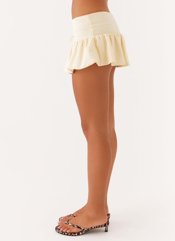 Landon Mini Skort - Lemon