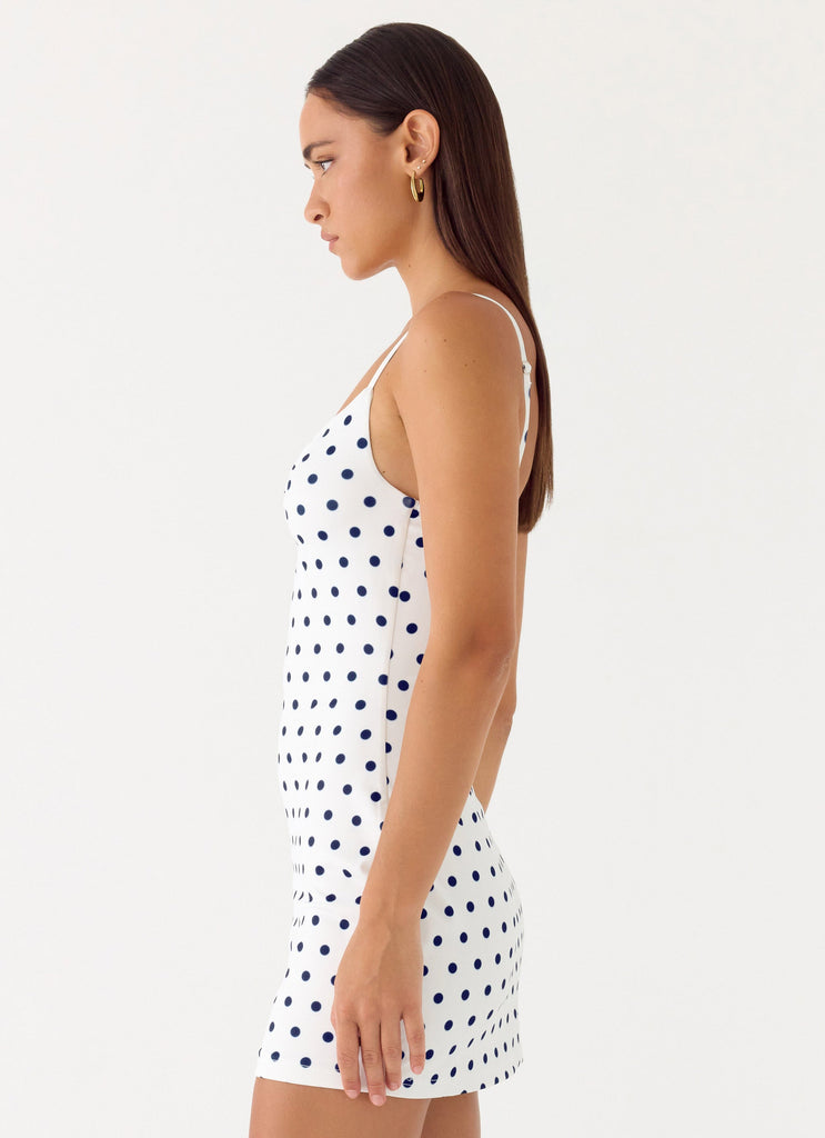 Last Light Mini Dress - Porcelain Blue Polka Dot Porcelain Blue Polka Dot / US 6 Last Light Mini Dress - Porcelain Blue Polka Dot Porcelain Blue Polka Dot / US 6