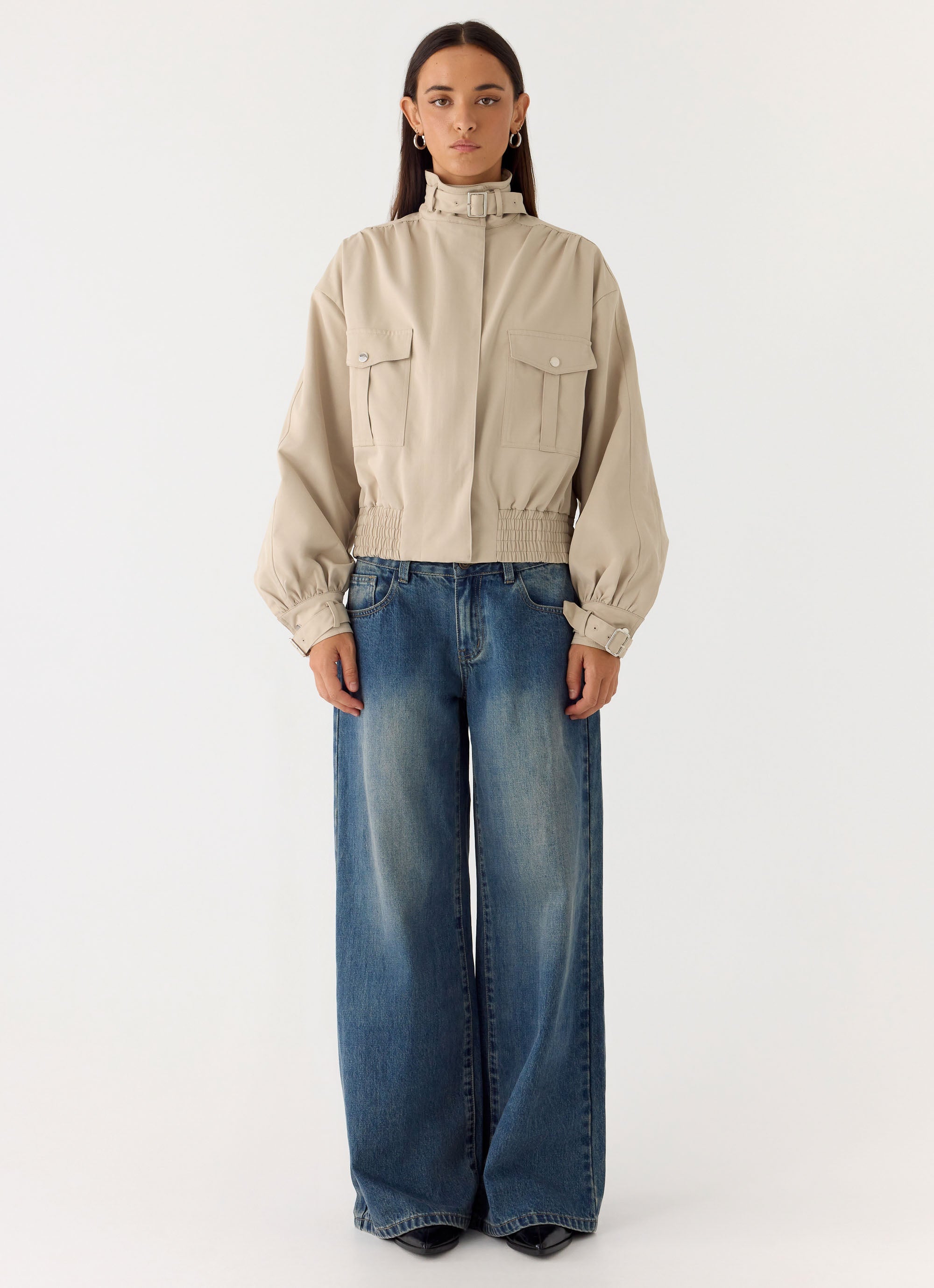 Laylan Laylan Jacket - Beige – Peppermayo US