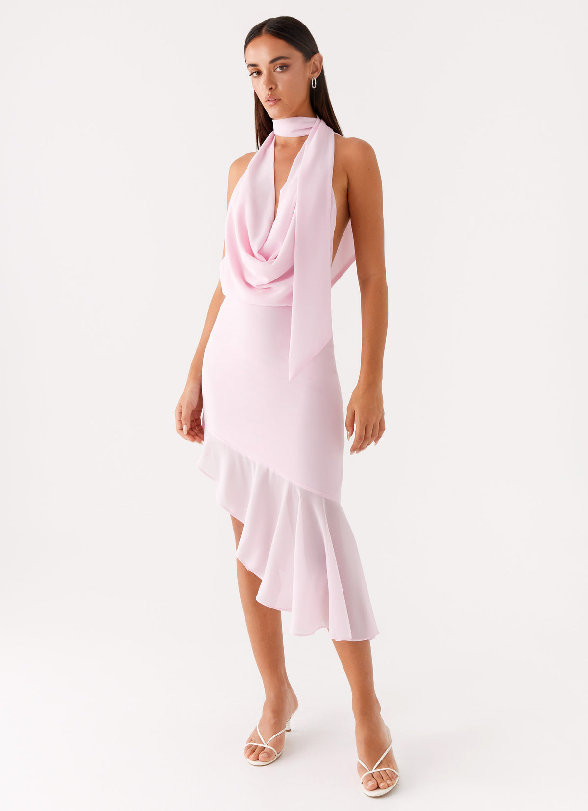 Layna Scarf Midi Dress