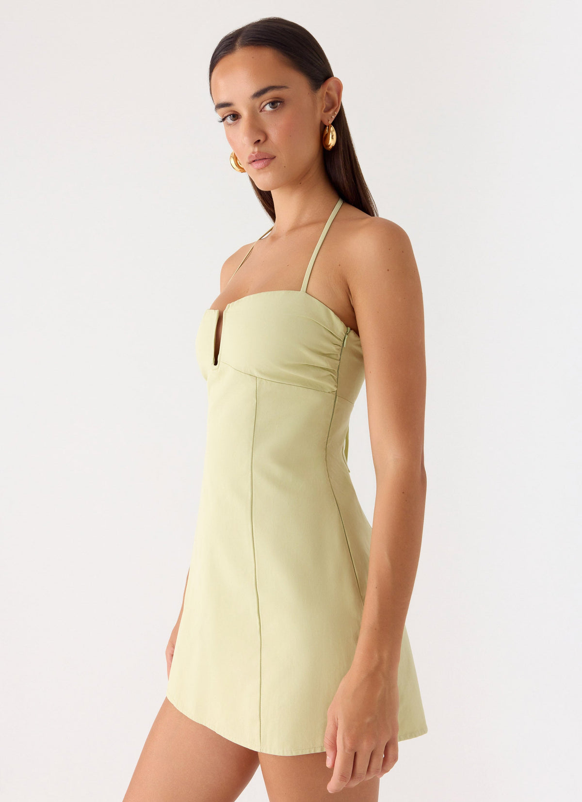 Leah Halter Mini Dress