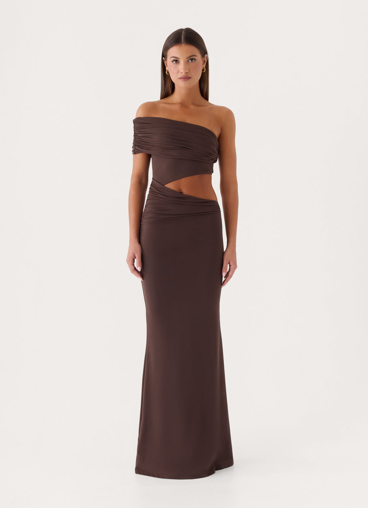 File Cec Lennen Maxi Dress - Chocolate – Peppermayo US