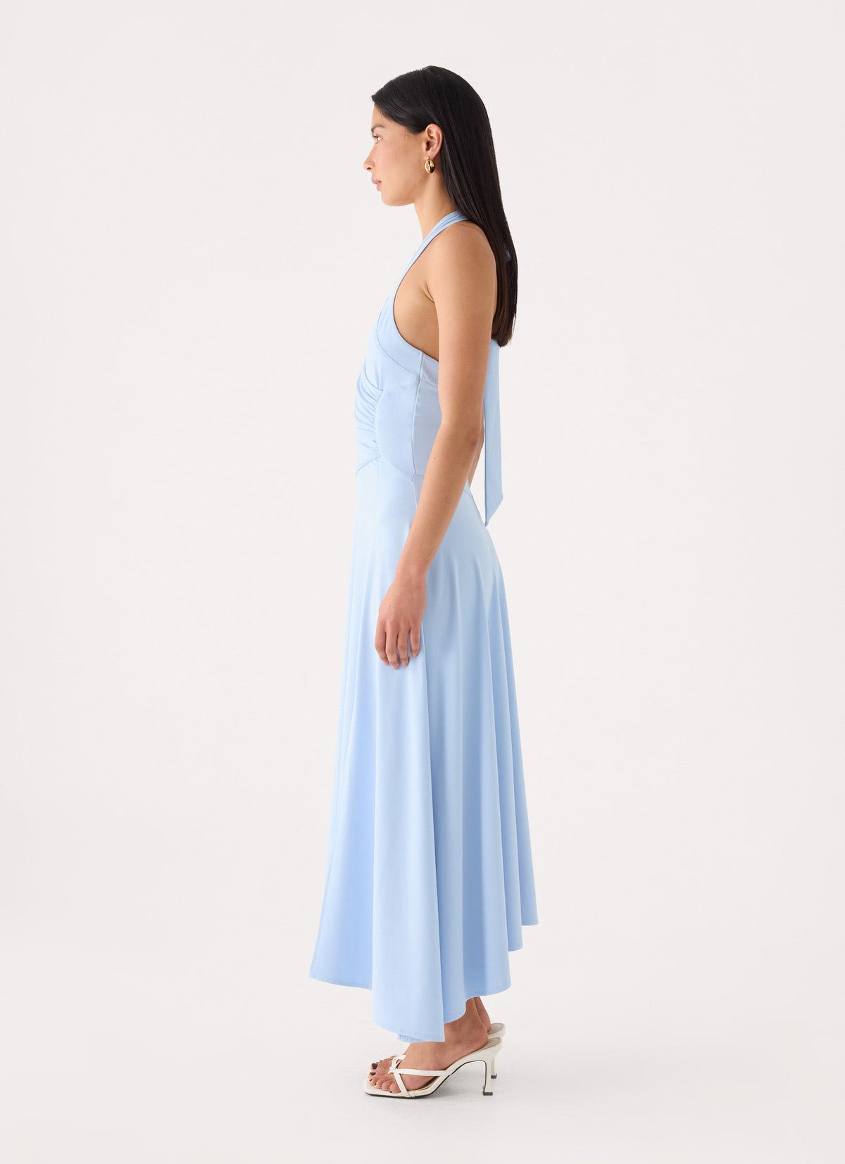 Lenno Midi Dress - Sky Blue