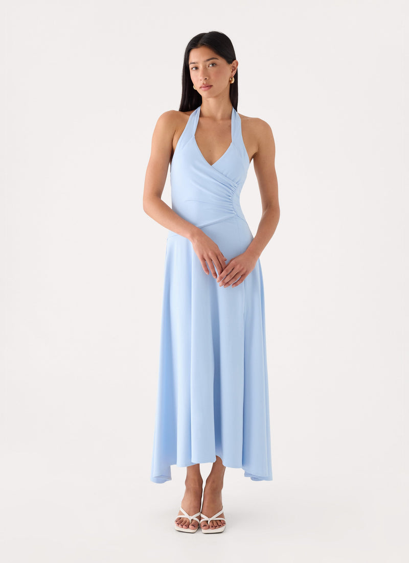 Lenno Midi Dress - Sky Blue