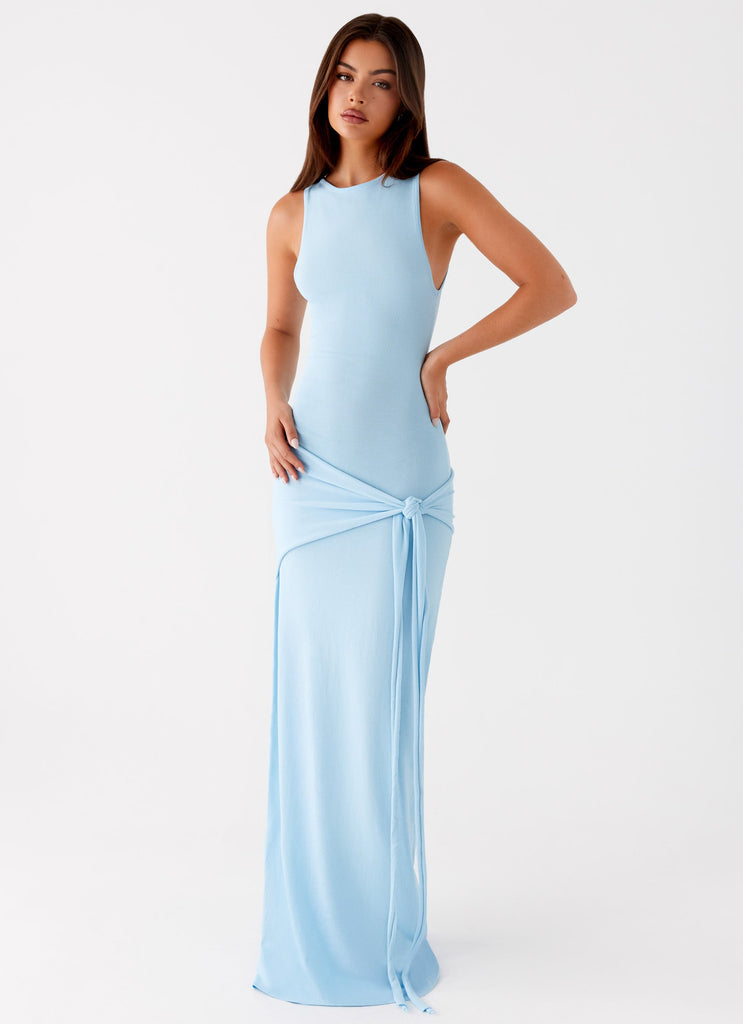 turquoise satin maxi dress Hardware Sleeveless Satin V-Neck, Daydreaming Maxi Dress in Turquoise, Size M, For Vacation