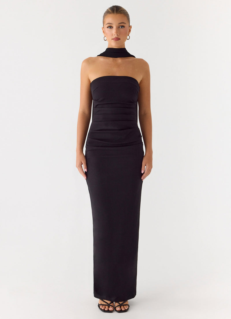 Libra Maxi Dress - Black