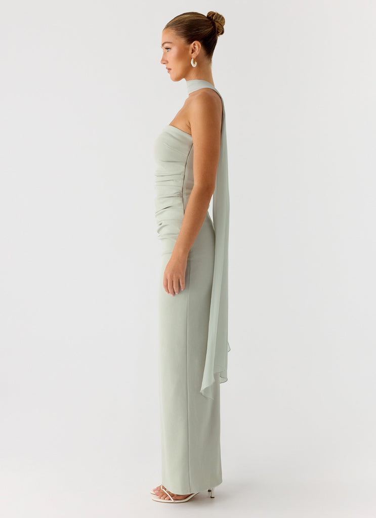Libra Maxi Dress - Pastel Sage