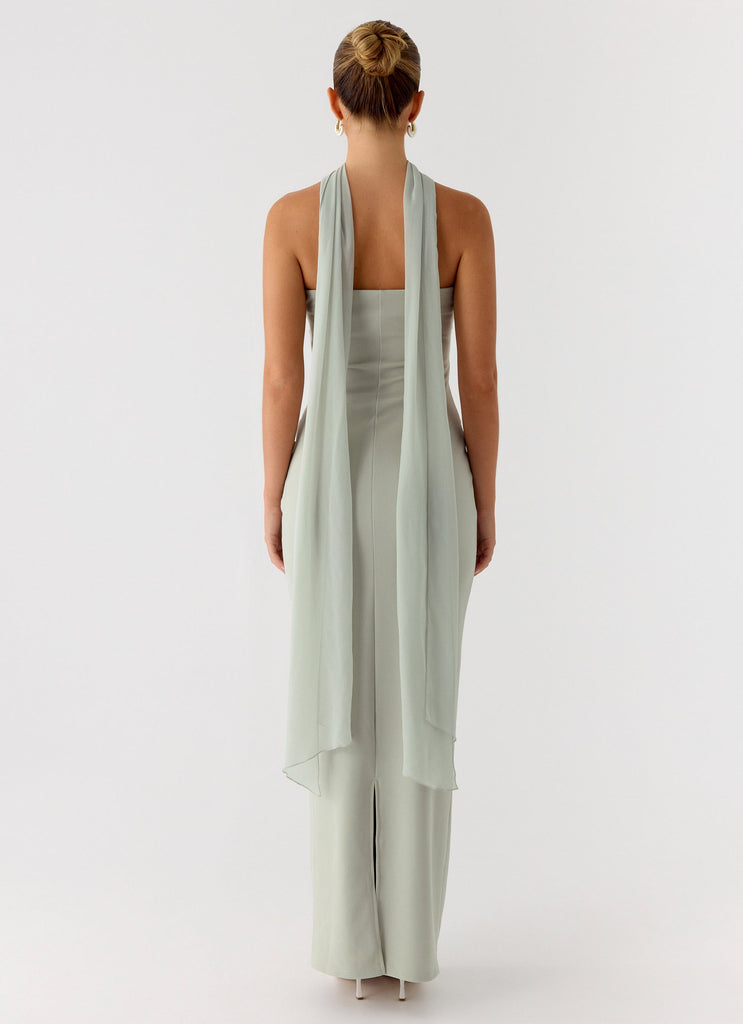 Libra Maxi Dress - Pastel Sage