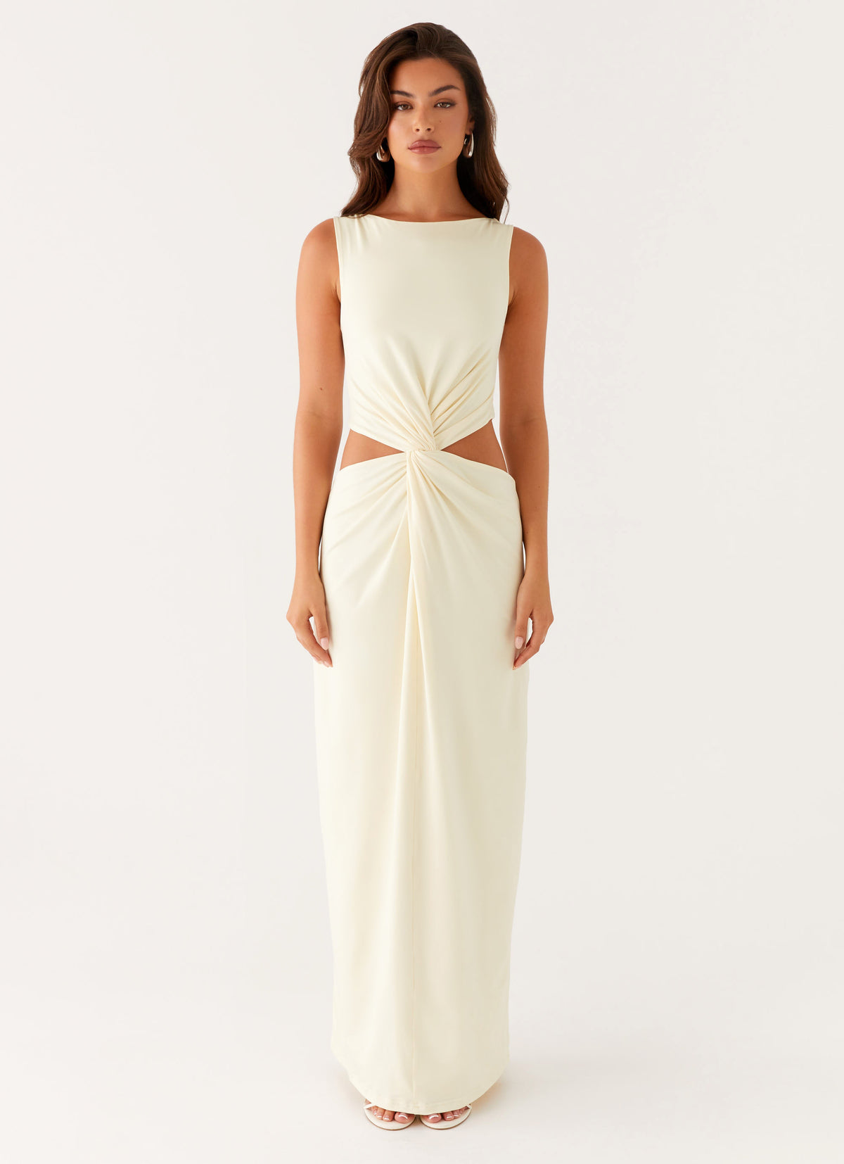 Lilabelle Twist Maxi Dress - Yellow