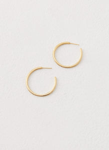Womens Lilyanna Earrings in the colour Gold in front of a light grey background