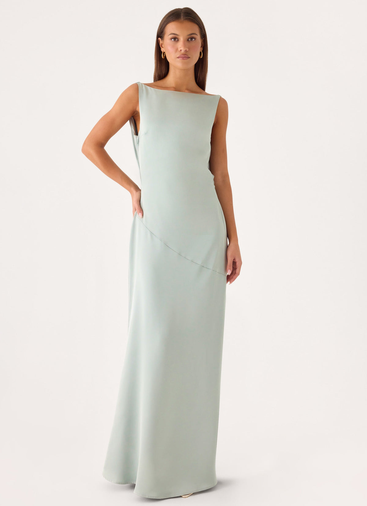 maxi a line dress BHLDN Strapless Ruched Chiffon A-Line HEIGHT AND PREFERRED LENGTH IN THE COMMENTS SECTION WHEN YOU MAKE A PURCHASE By Anthropologie Halter Open-Back A-Line