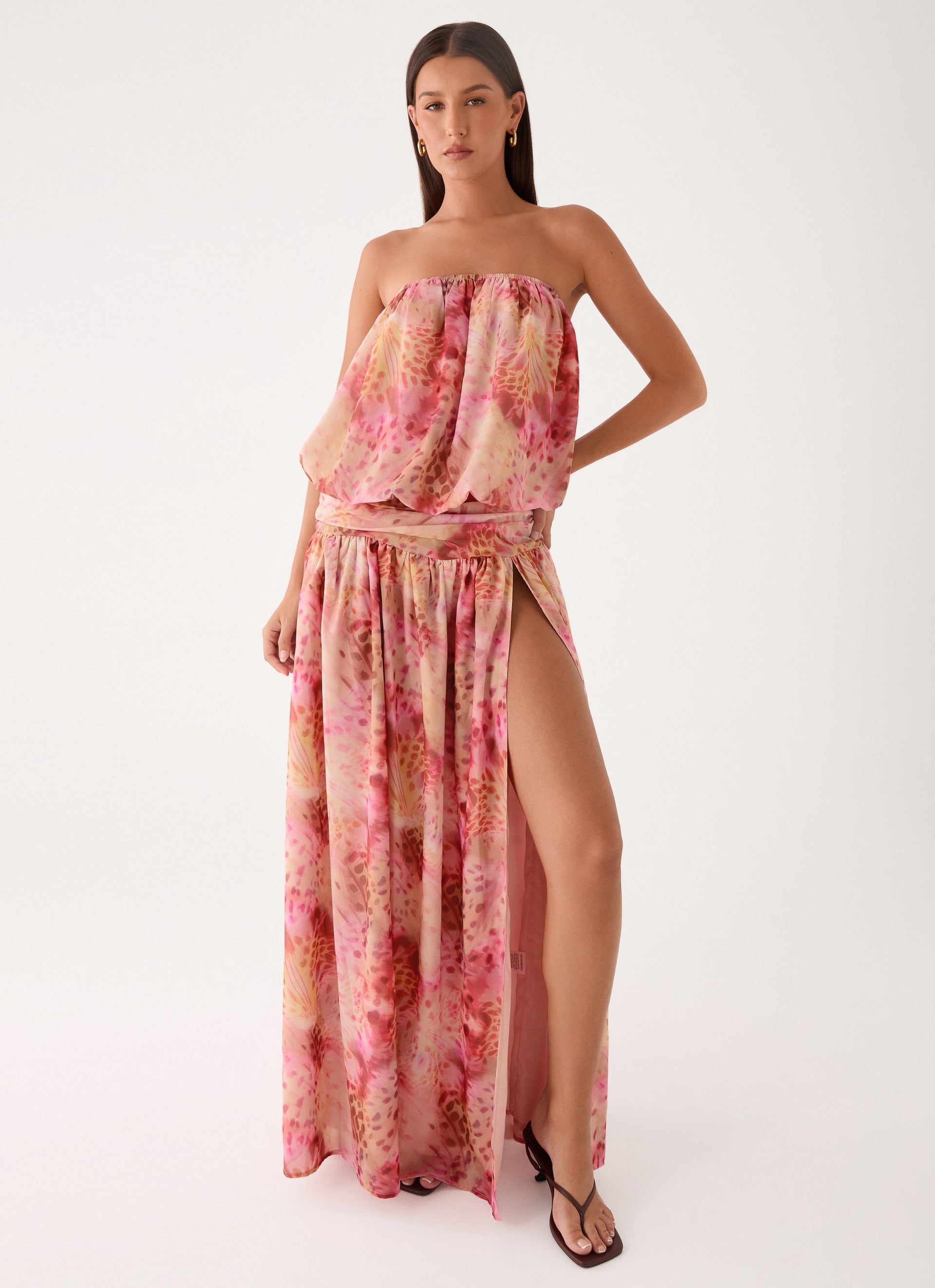 Lioras Strapless Maxi Dress