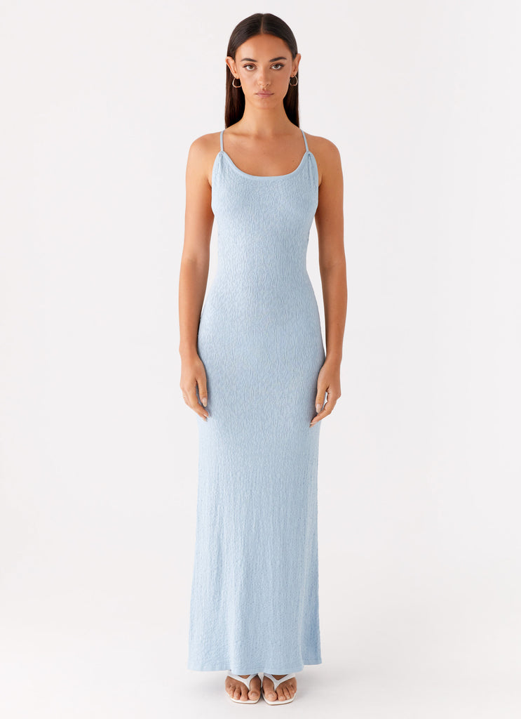 Lopez Maxi Dress Blue 1 Peppermayo