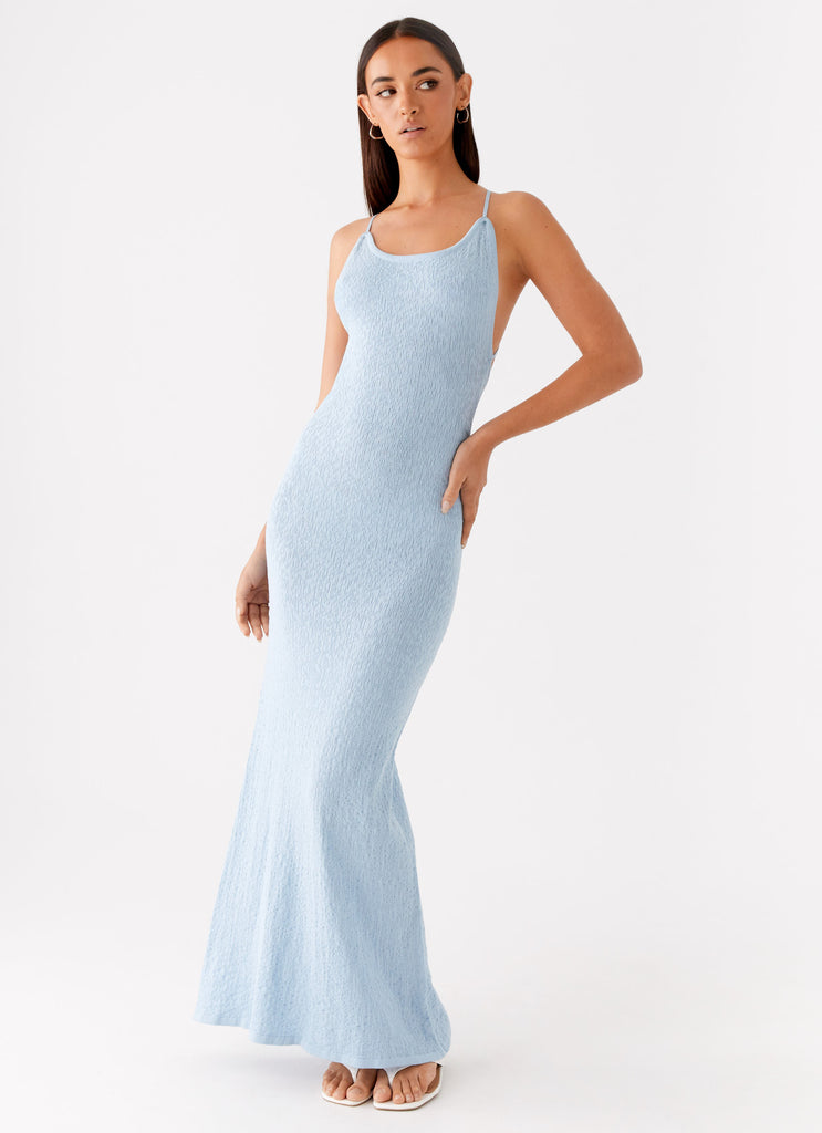 Lopez Maxi Dress Blue 4 Peppermayo