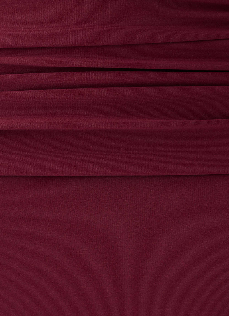 Lorelei Midi Skirt - Maroon