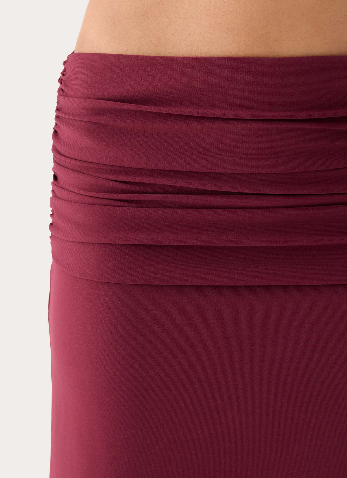 Lorelei Midi Skirt - Maroon
