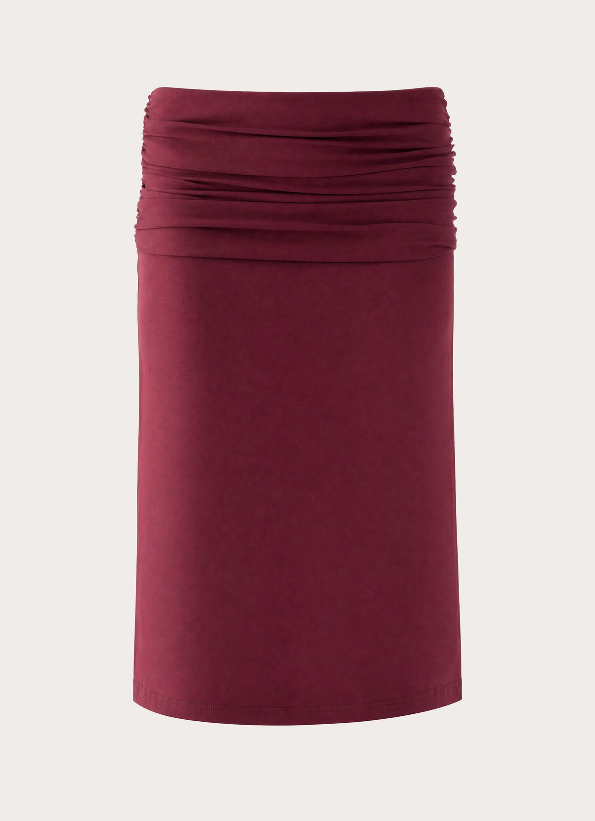 Lorelei Midi Skirt - Maroon