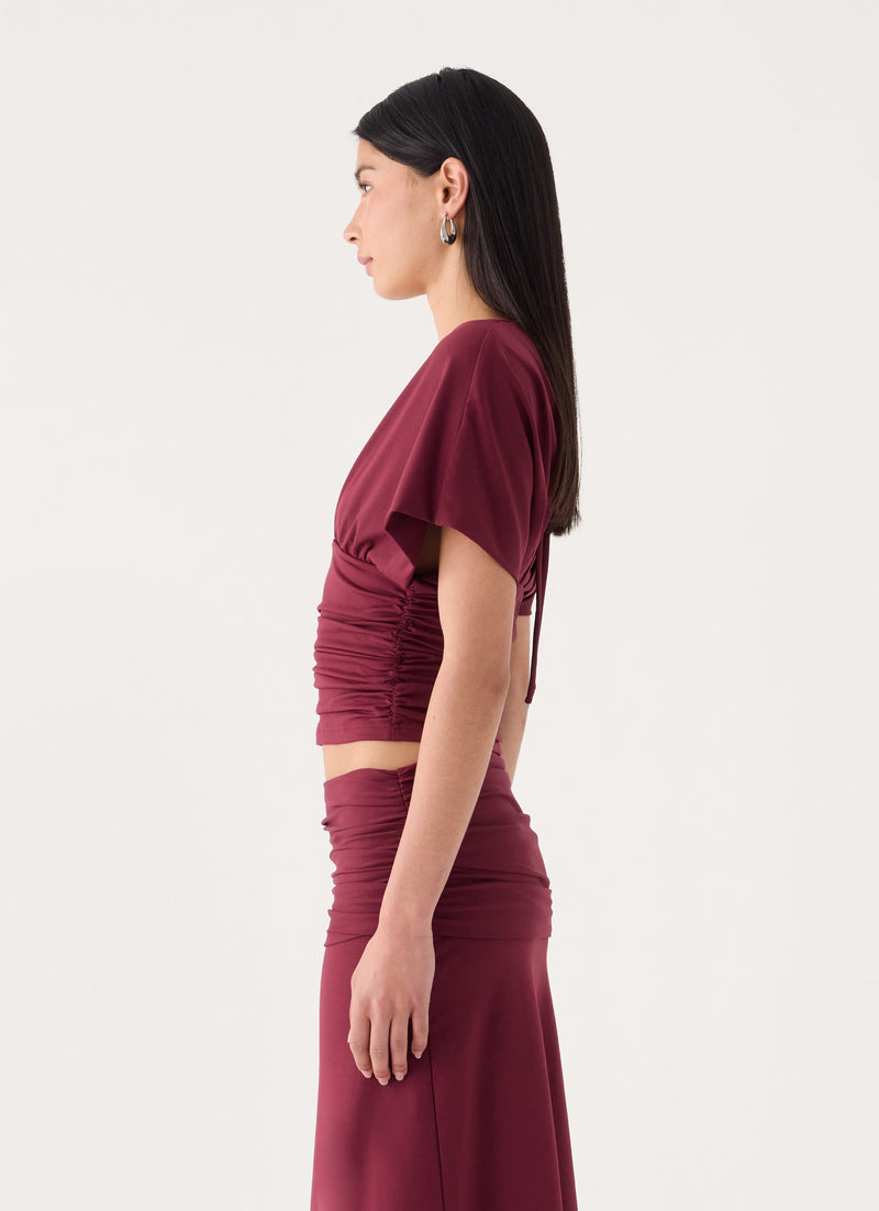 Lorelei Top - Maroon