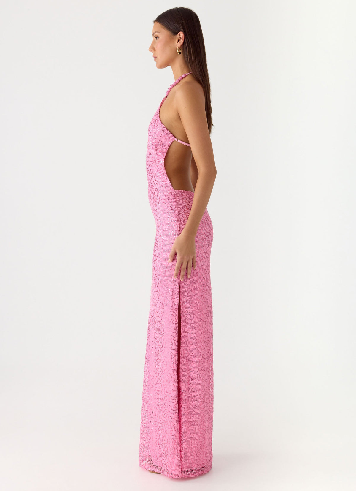 Lorenz Sequin Maxi Dress