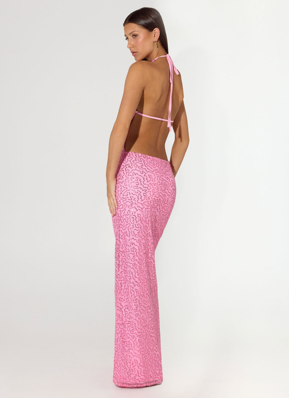 Lorenz Sequin Maxi Dress