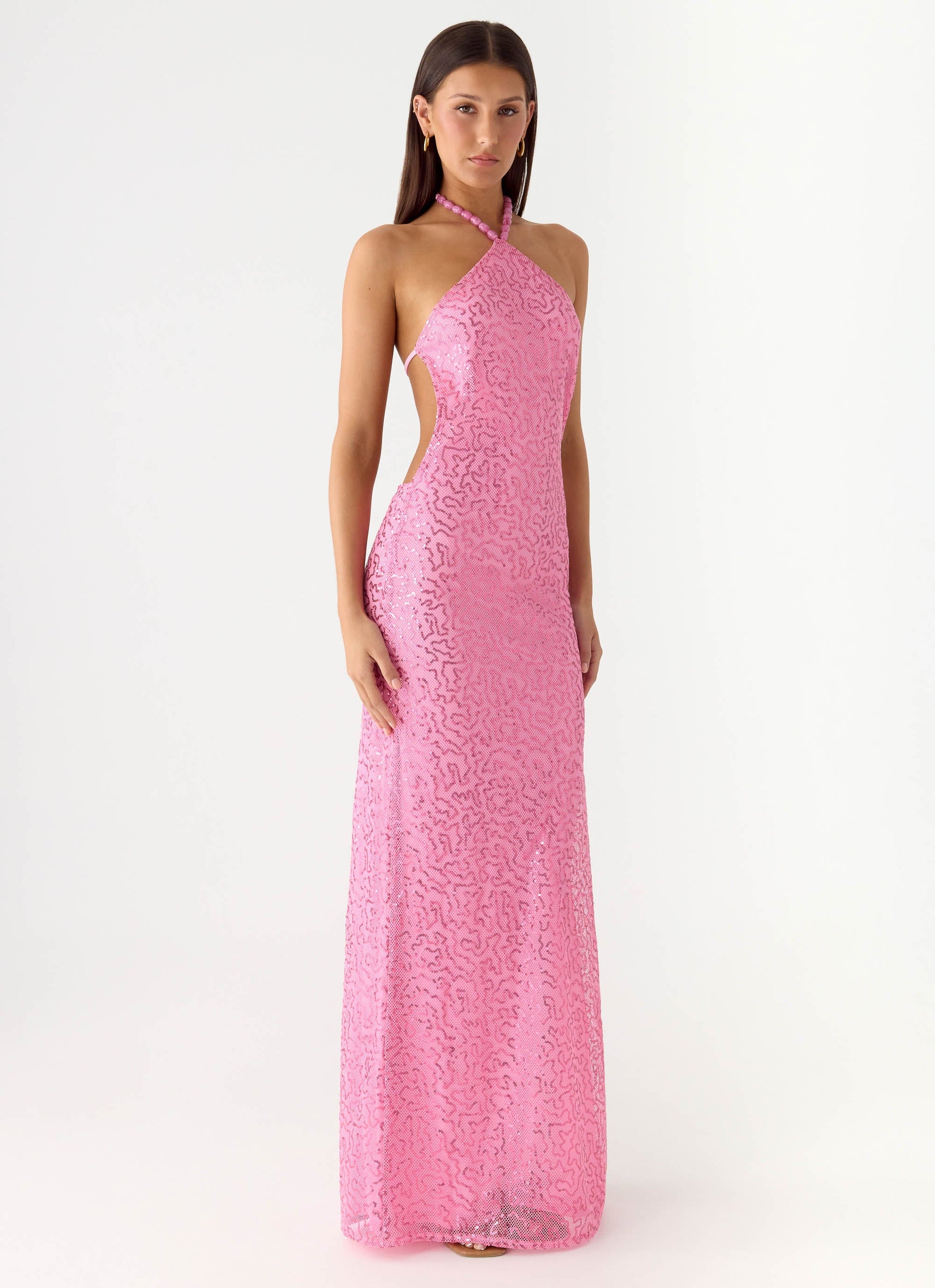 Lorenz Sequin Maxi Dress