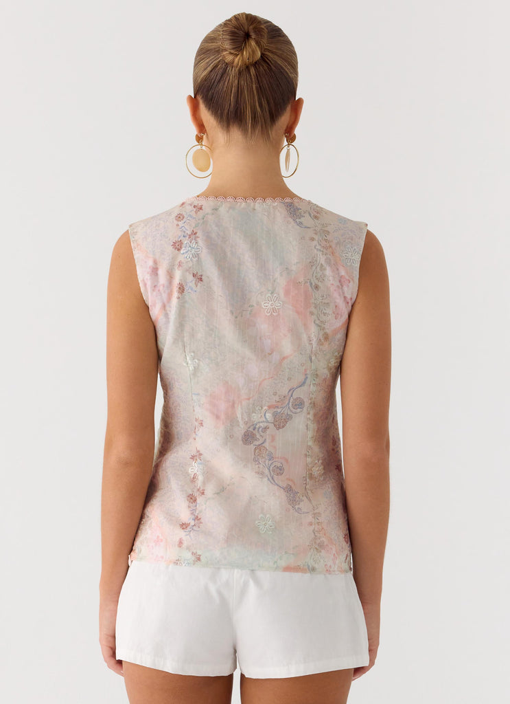 Lost In Love Top - Mystic Paisley