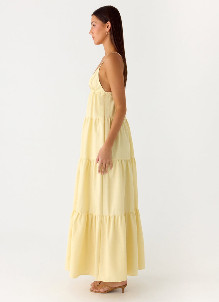 loose yellow dress DRESS