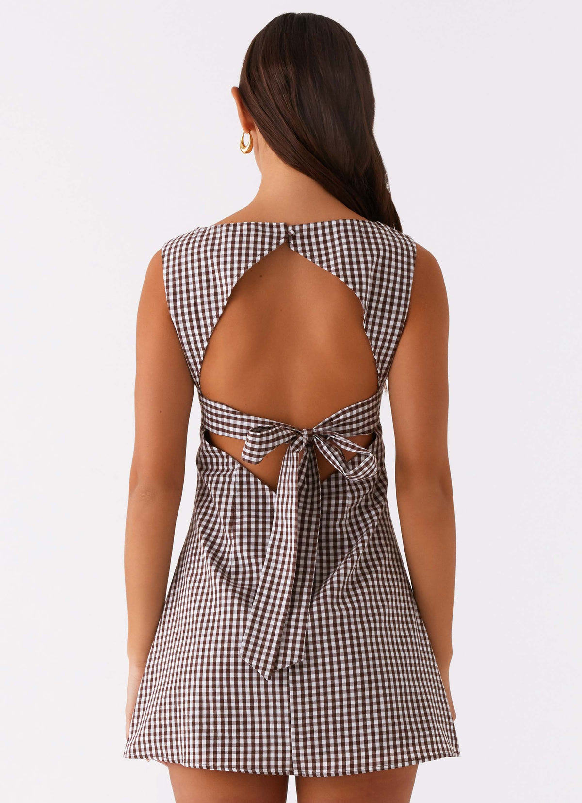 Lotus Tie Back Mini Dress