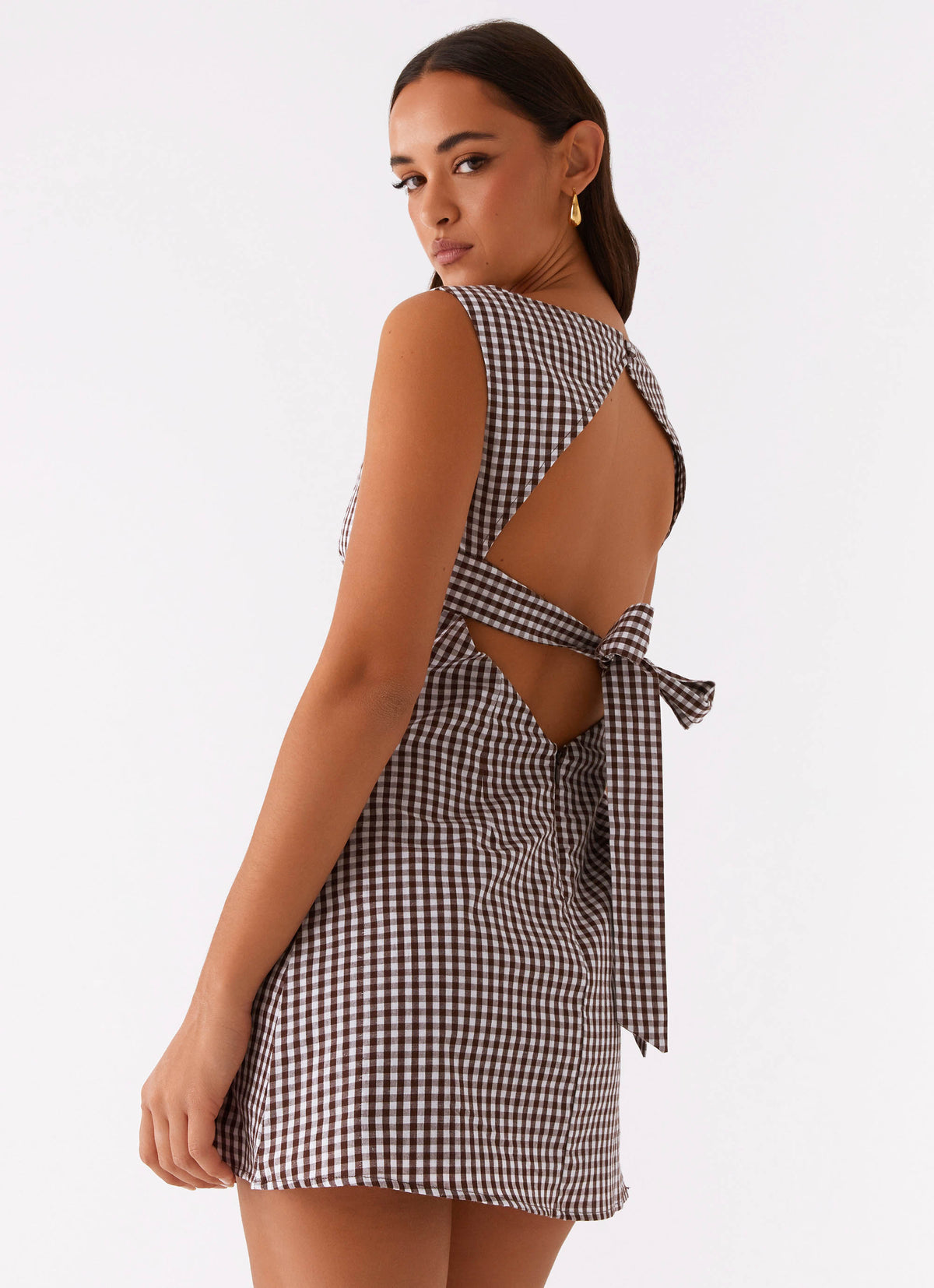 gingham dress mini Zennia 100% Polyester Cold hand wash only Do not bleach Do not soak Do not rub Warm iron inside out Do not dry clean Delicate material be careful not to get pulls Please refer to fabric swatch for most accurate colour Sassy Shortcake Lacy Lattice Gingham